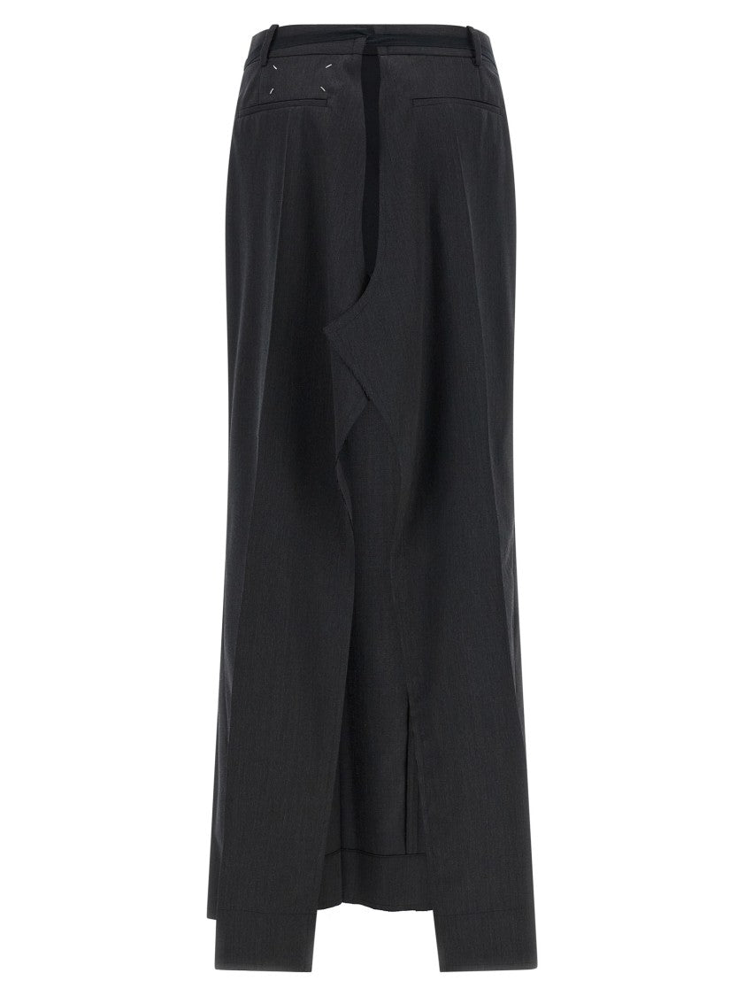 Maison Margiela Raw Cut Hem Skirt