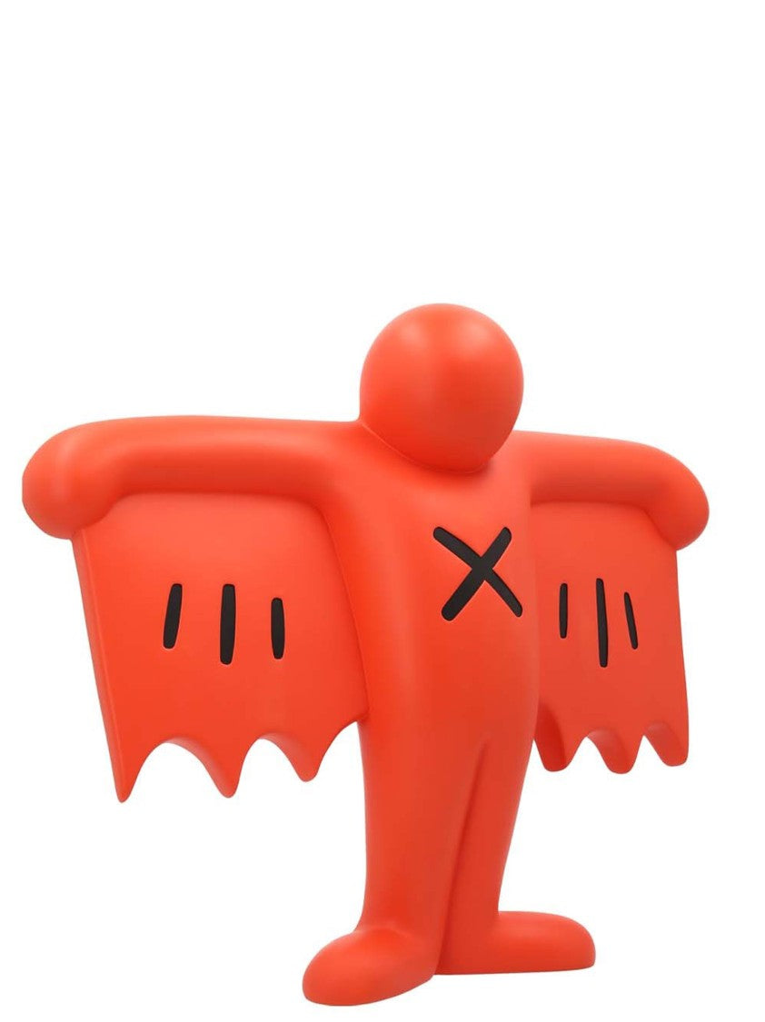 Medicom Toy Slying Devil' Statue By Keith Haring