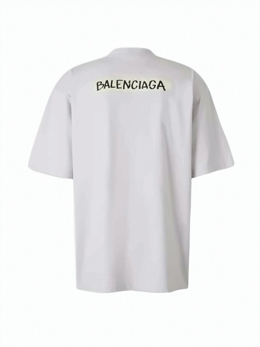 Balenciaga Medium-Fit T-Shirt With Distinctive Masking Tape Design