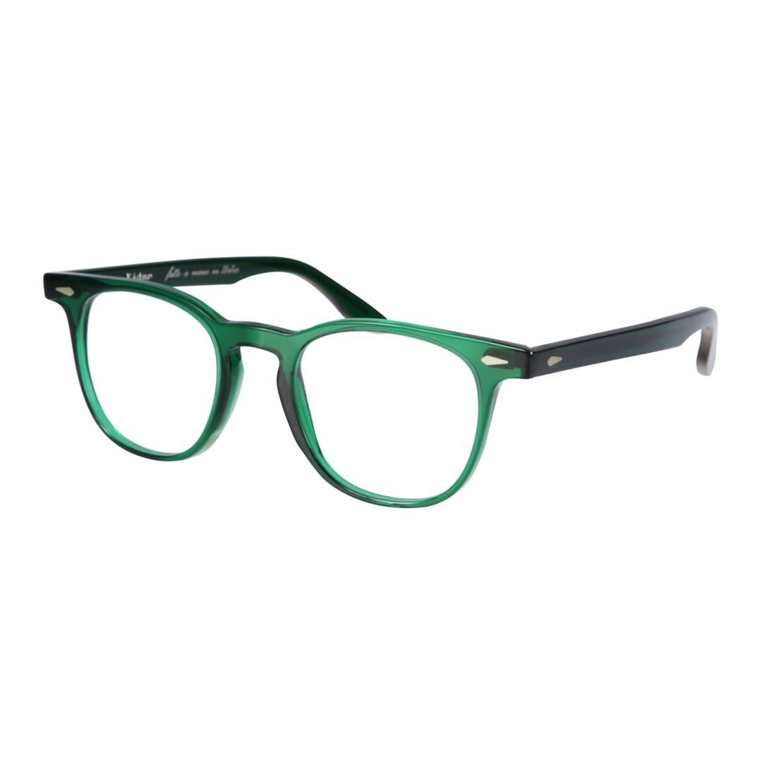 Kador Klark Translucent Green Rounded Square Kador Eyeglasses