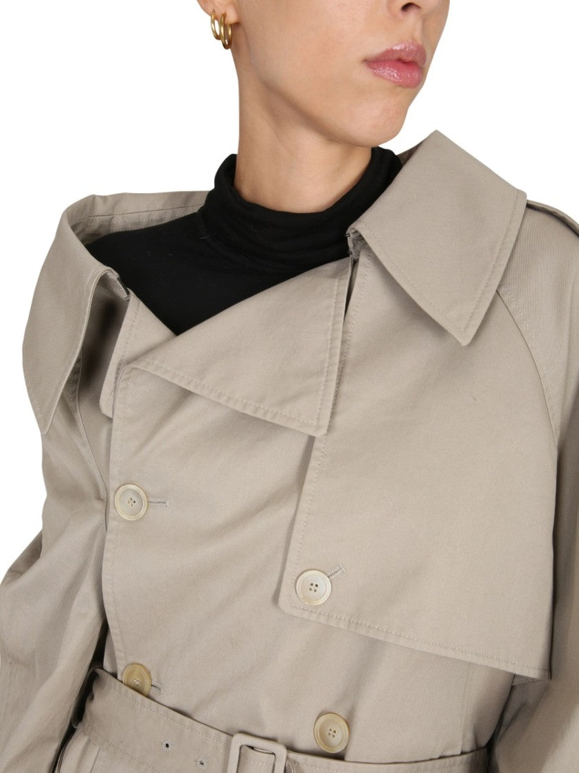 Balenciaga "Off The Shoulder" Trench