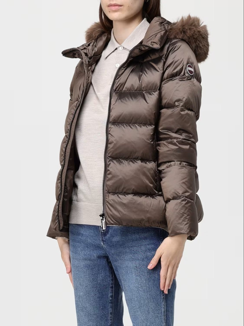 Colmar Originals High-Collar Puffer Jacket With Synthetic Fur Trim