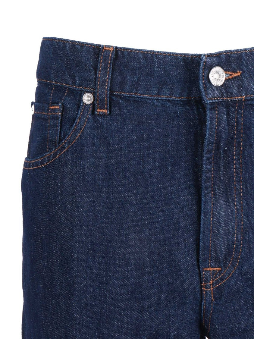 7 For All Mankind Stovepipe Straight Leg Jeans