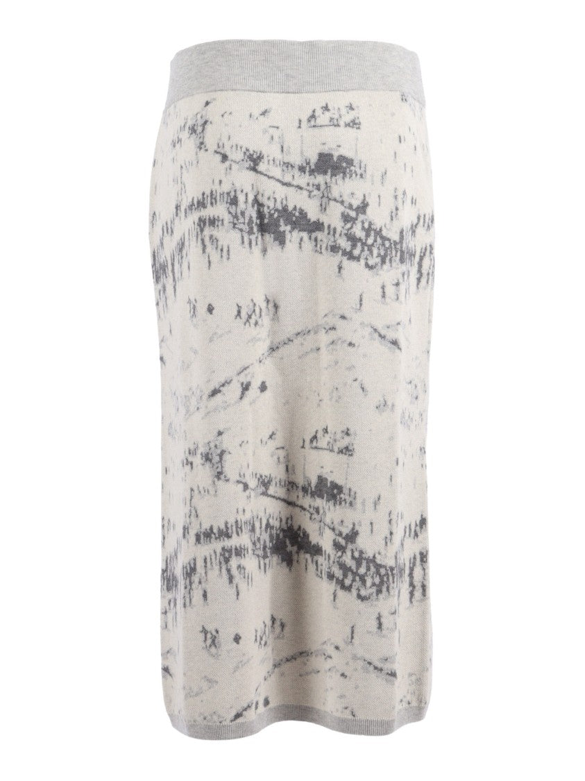 Ballantyne Tailored Knee-Length Skirt With Classic Checkered Pattern