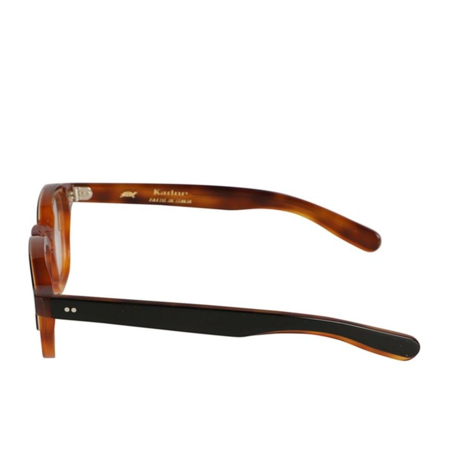 Kador Jack Tortoiseshell Square Frame Sunglasses With Silver Rivet Details