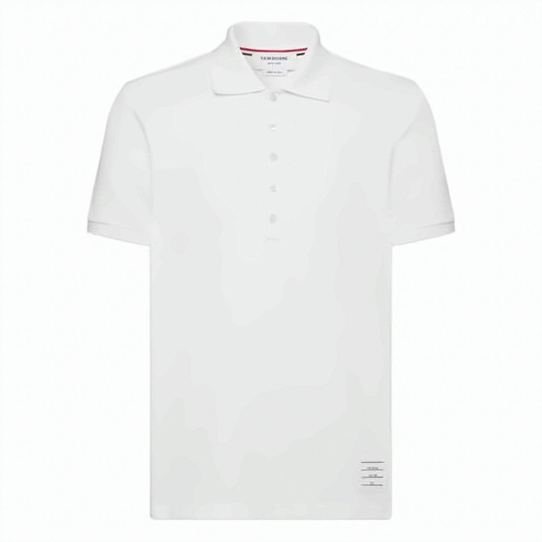 Thom Browne Piqué Cotton Short-Sleeve Polo Shirt