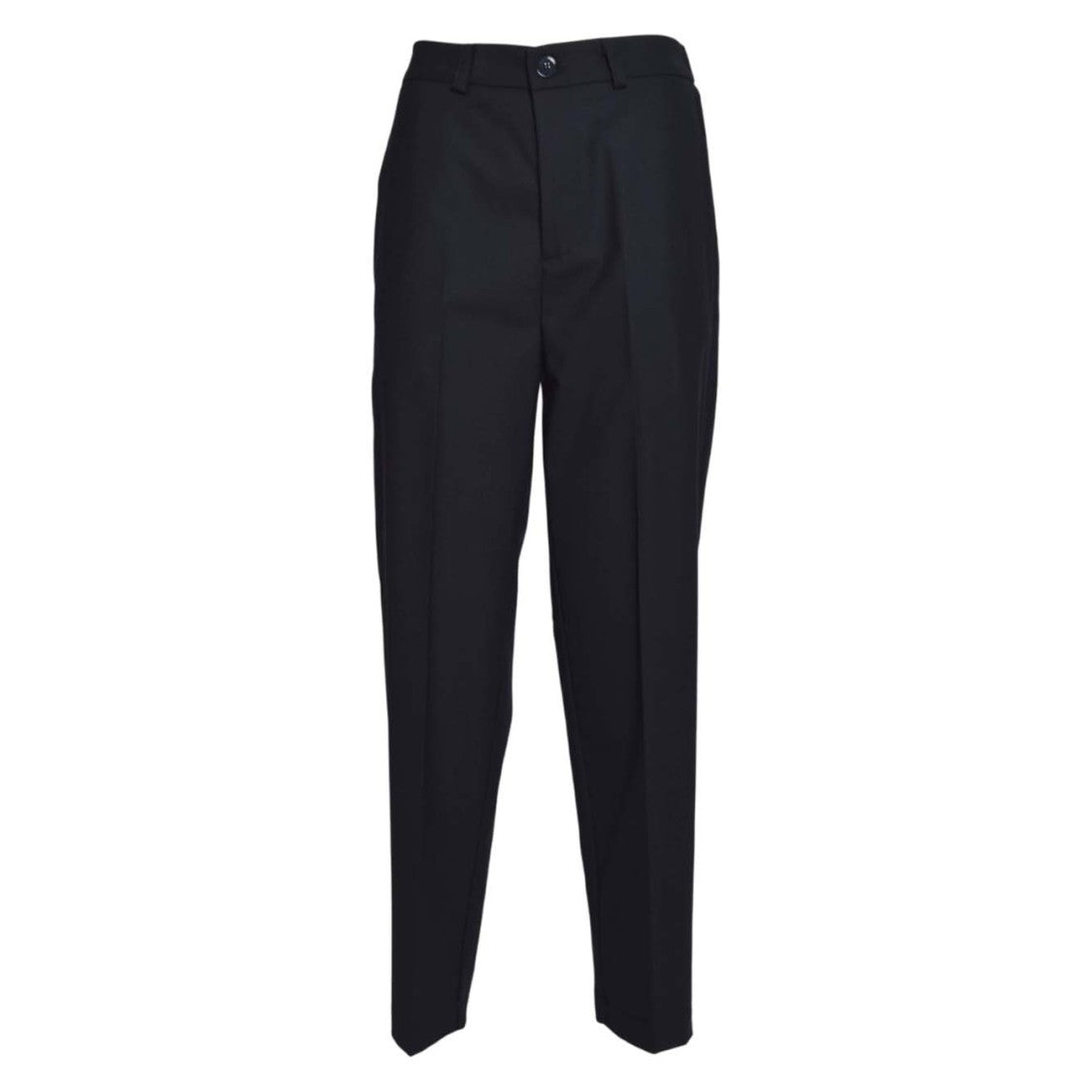 Solotre Tailored Blue Trousers With Structured Silhouette