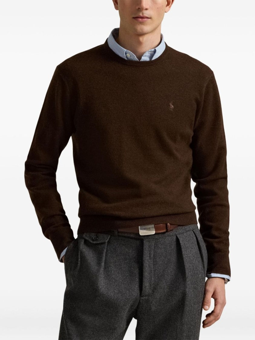 Polo Ralph Lauren Classic Wool Sweater With Crew Neckline