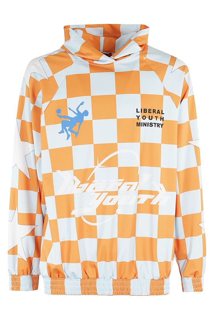 Liberal Youth Ministry Lym Football Hoodie With Contrasting Prints