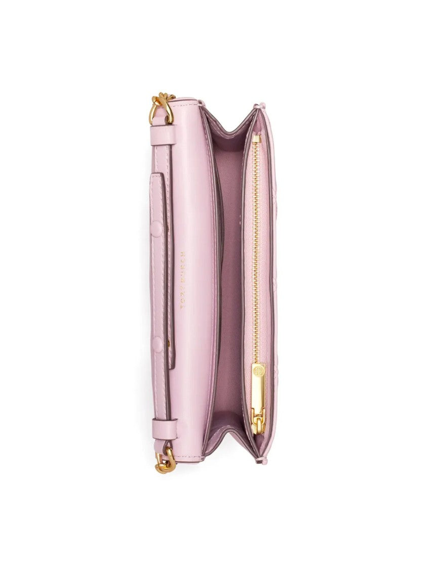 Tory Burch Fleming Logo Wallet On Chain Crossbody Bag