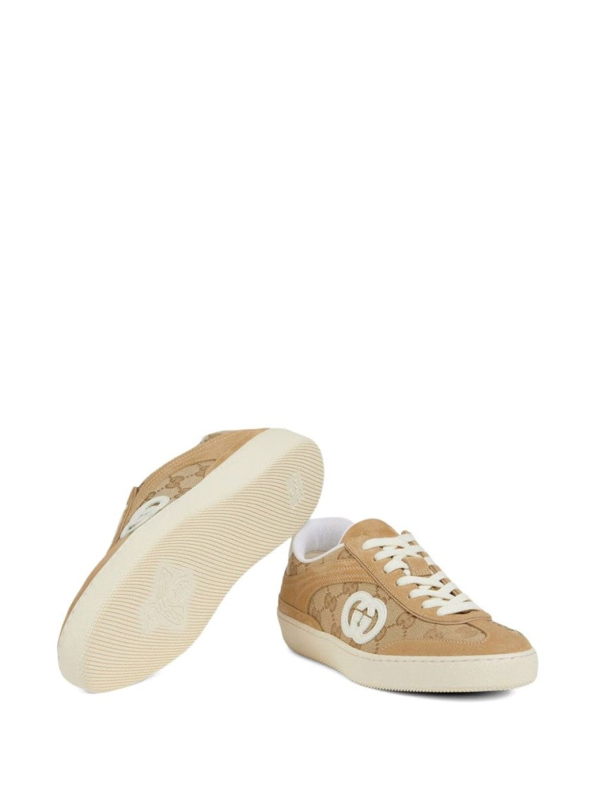 Gucci Signature Gg Canvas Low-Top Sneakers