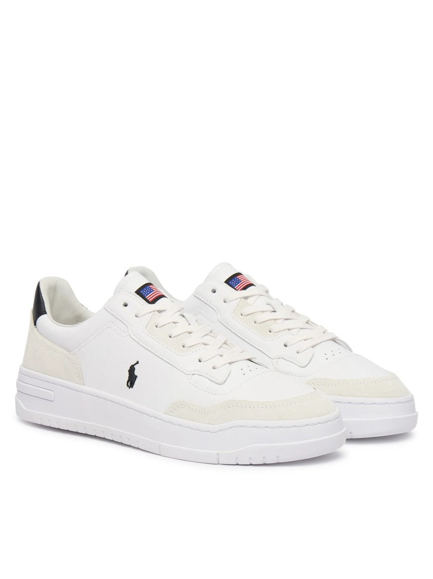 Polo Ralph Lauren Low-Top Sneakers With Suede Overlays