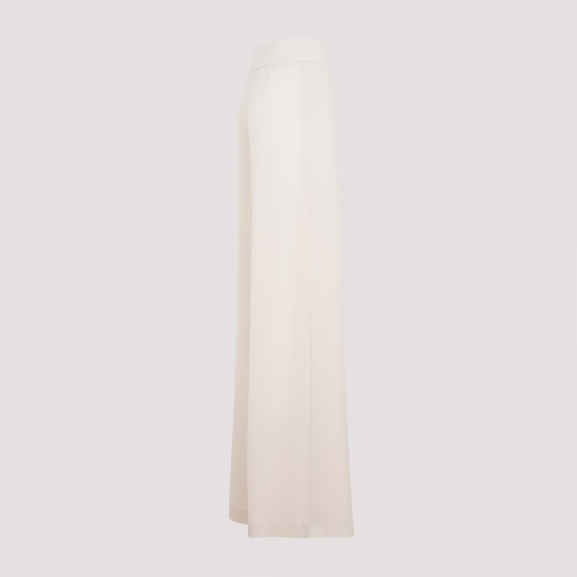 Akris Greige Silk Fellia Chiffon Pants