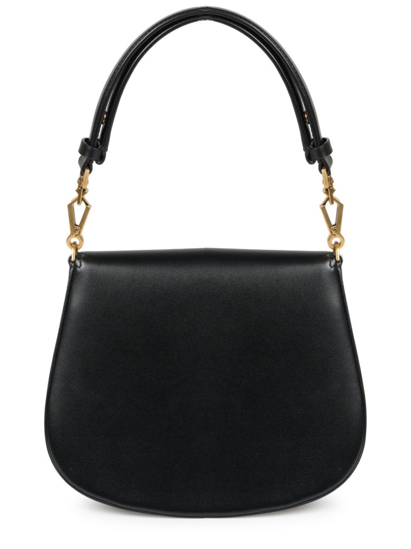 Saint Laurent Sleek Structured Handbag In Smooth Calfskin