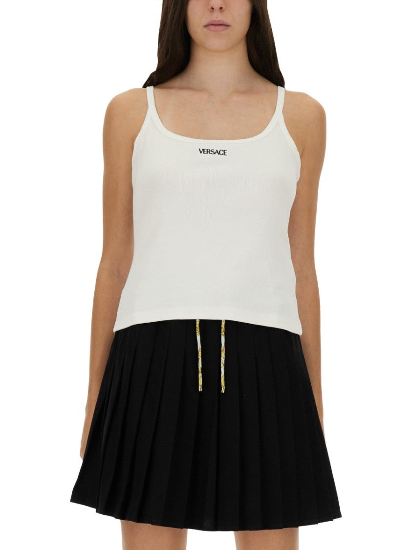Versace Sleeveless Fitted Top