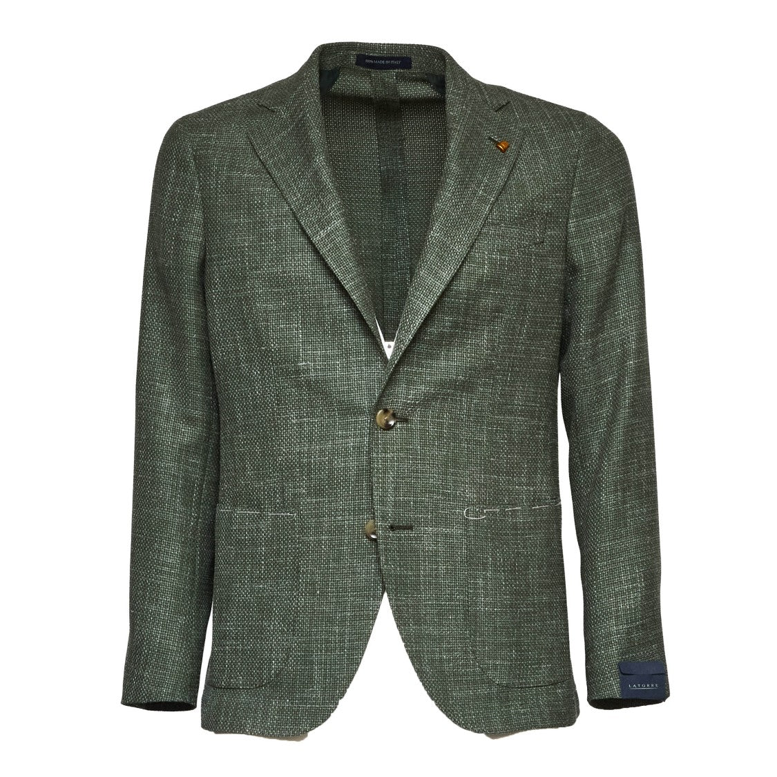 Sartoria Latorre Summertime Hopsack Single-Breasted Blazer
