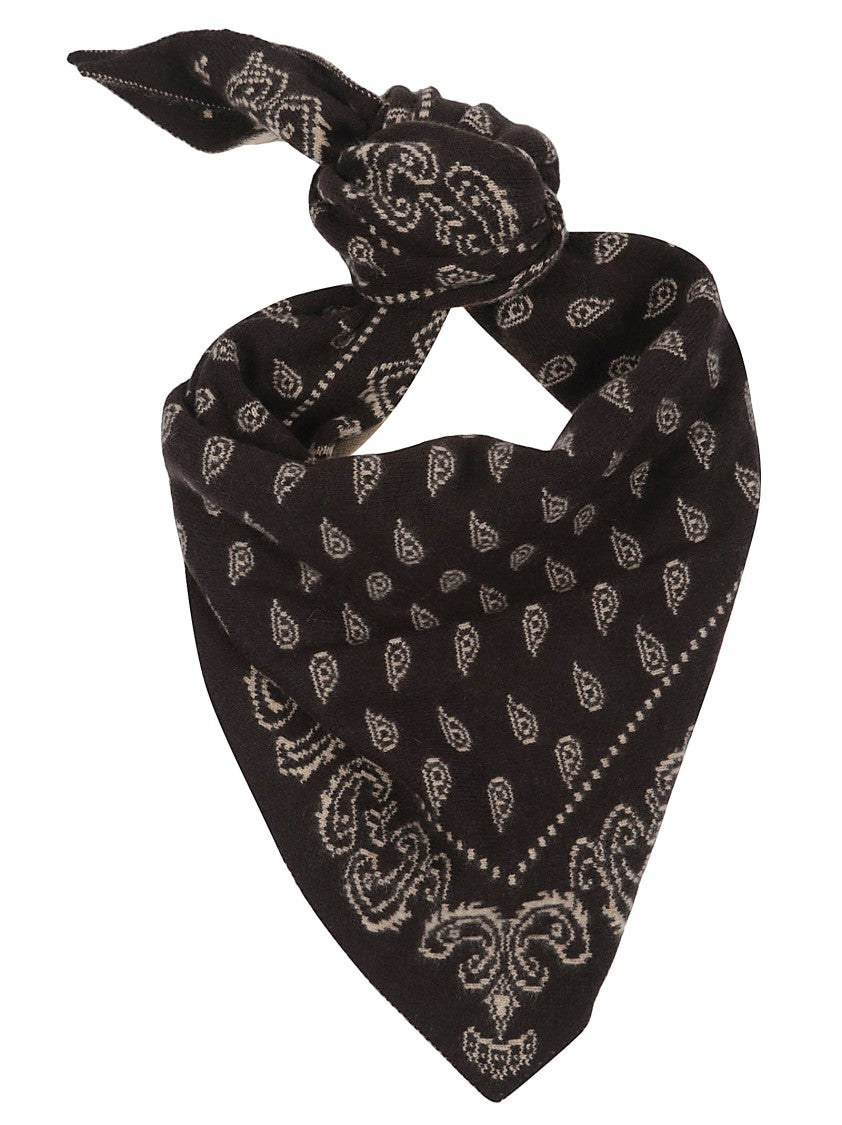 Guest In Residence The Wild Rag Paisley Pattern Cashmere Scarf