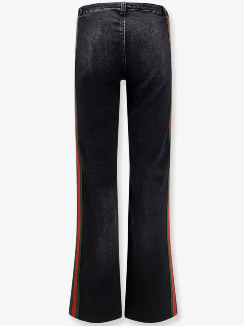 Gucci Black Pant Straight Fit Trousers