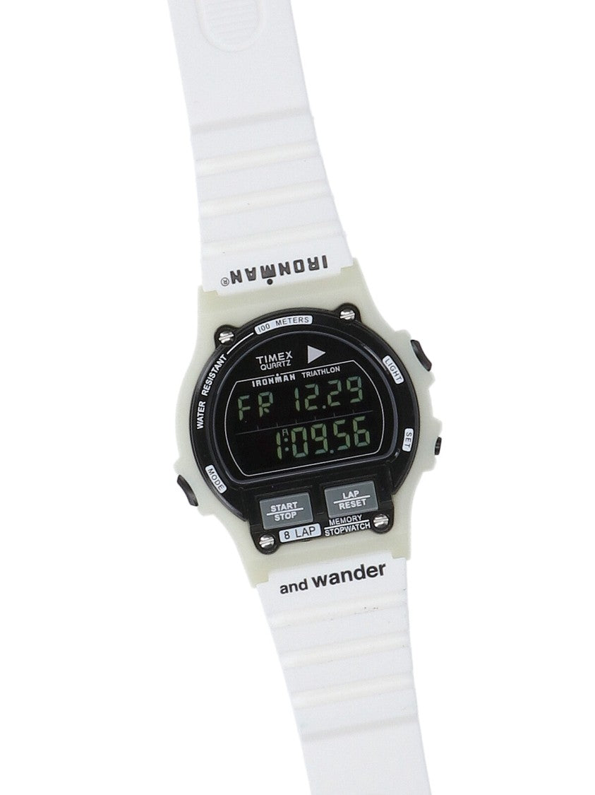 And Wander White Ironman 8-Lap Phosphorescent Resin Watch