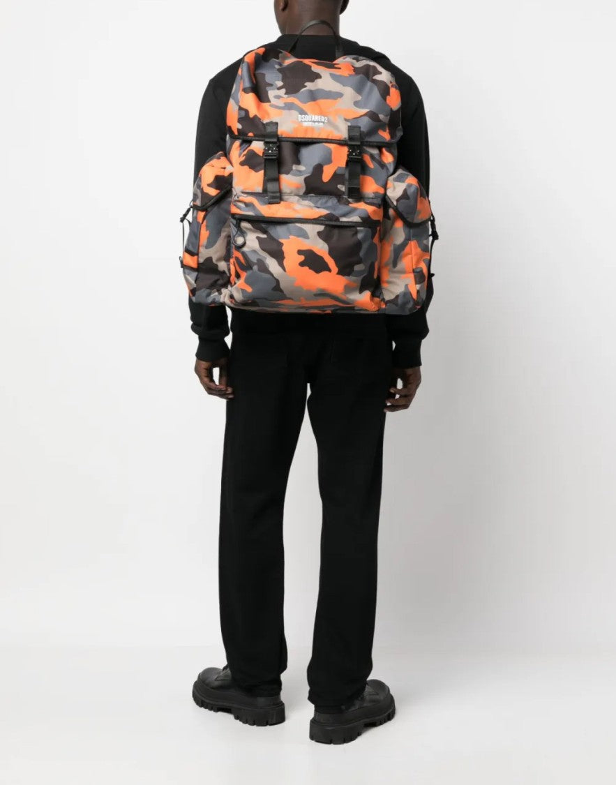 Dsquared2 Ceresio 9 Camo Ripstop Maxi Backpack