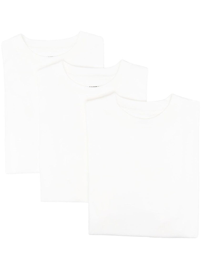 Jil Sander White T-Shirt 3 Pack Organic Cotton