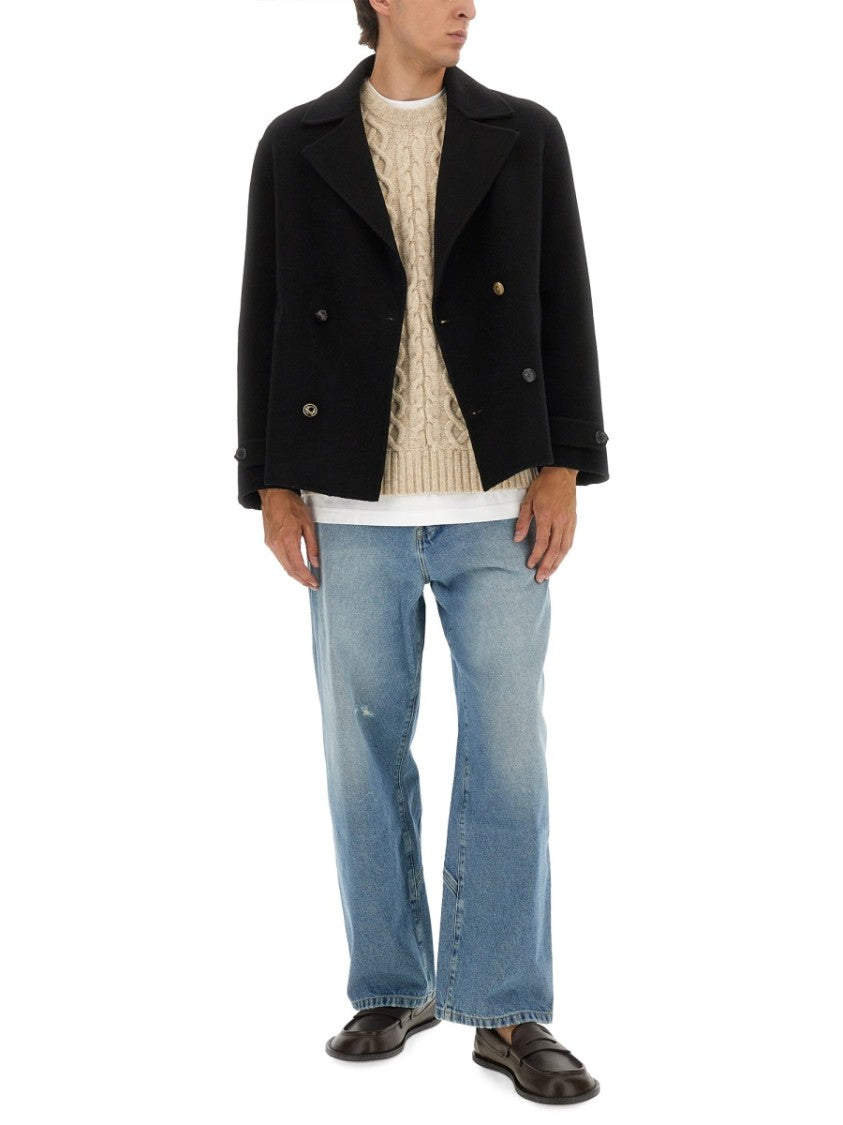 Moschino Double-Breasted Wool Jacket