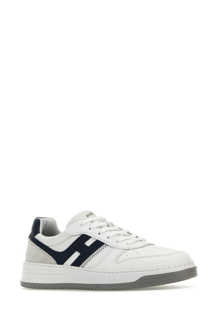 Hogan White Leather H630 Sneakers