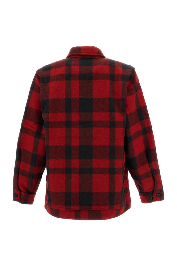 Filson Red / Black Plaid Mackinaw Wool Cruiser Jacket