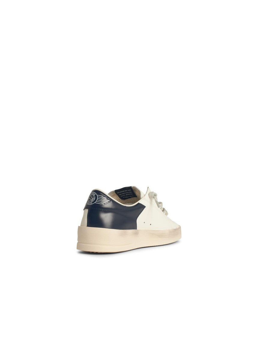 Golden Goose Standard White Leather Sneakers