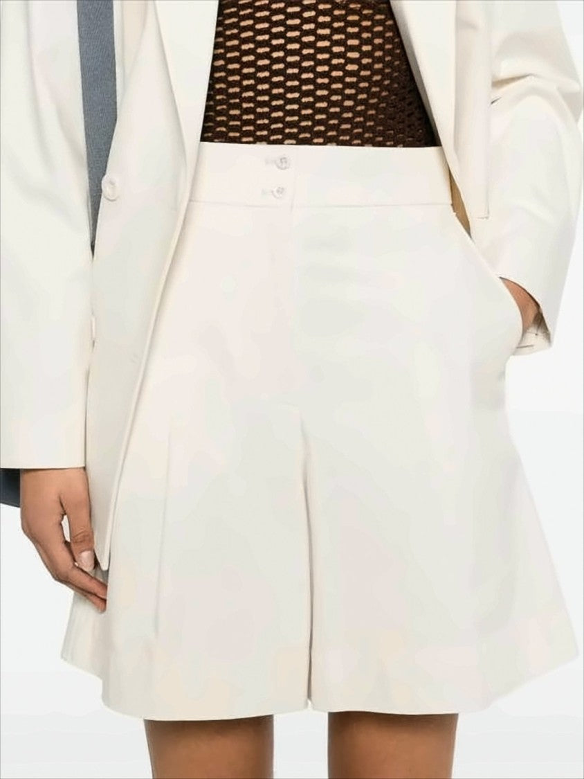 A.P.C. High-Waisted Tailored Shorts With Double-Button Closure