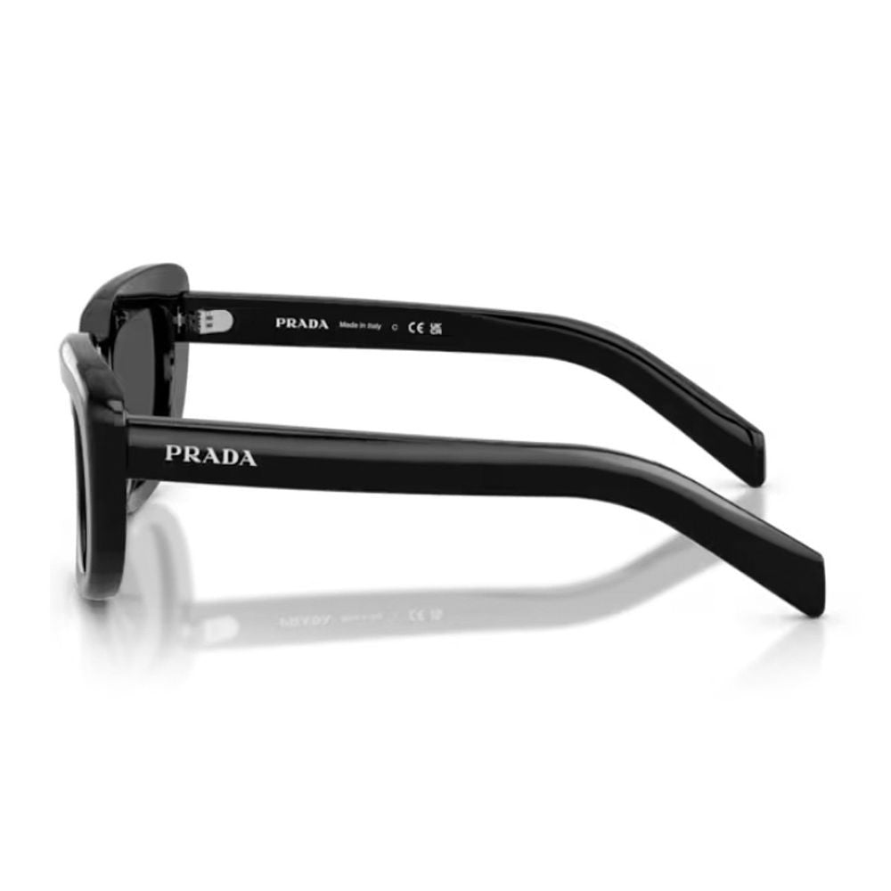 Prada Geometric Acetate Sunglasses With Architectural Lines