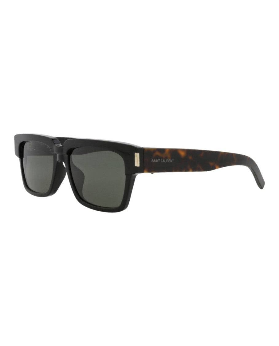 Saint Laurent Square-Frame Recycled Acetate Sunglasses
