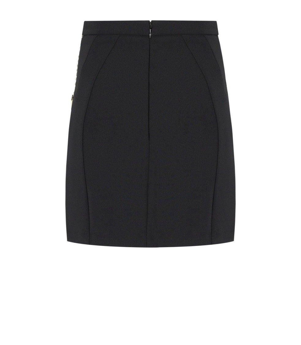 Elisabetta Franchi Black Mini Skirt