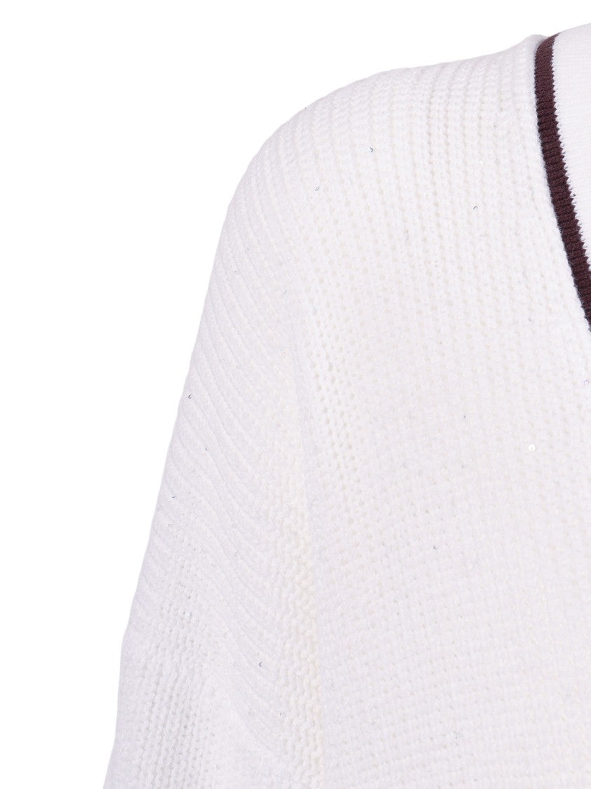 Kangra Cashmere Regular Fit Contrast Trim Cardigan