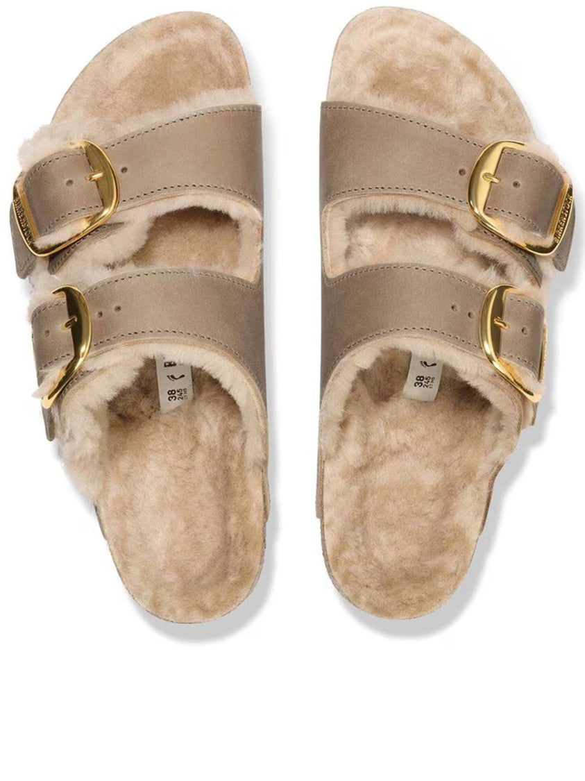 Birkenstock Arizona Big Buckle Shearling-Lined Sandals