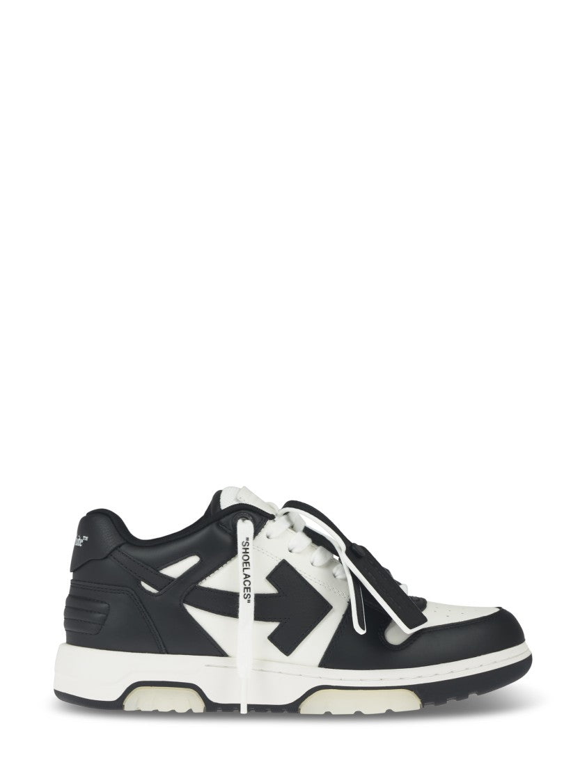Off-White Low-Top Bold Calf Leather Sneakers