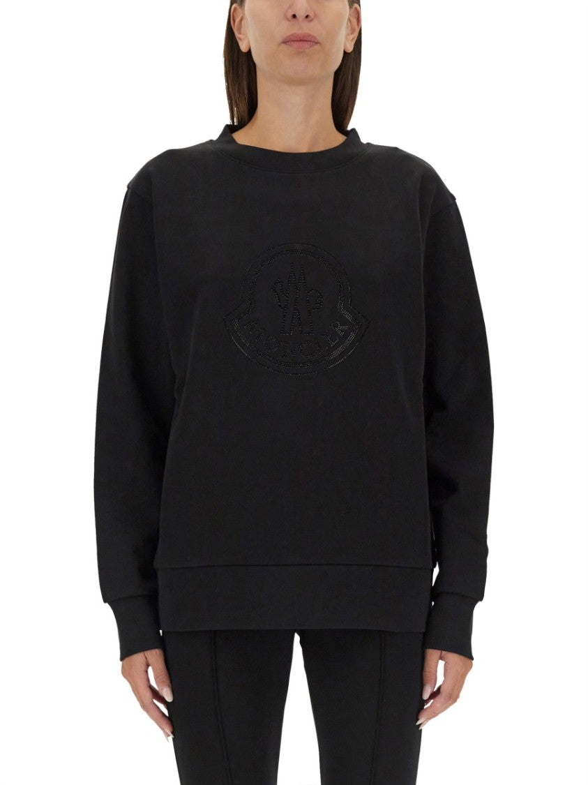 Moncler Moncler Logo-Detail Regular Fit Sweatshirt