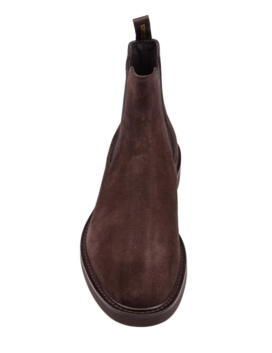 Doucal's Mink Suede Beatles Ankle Boot