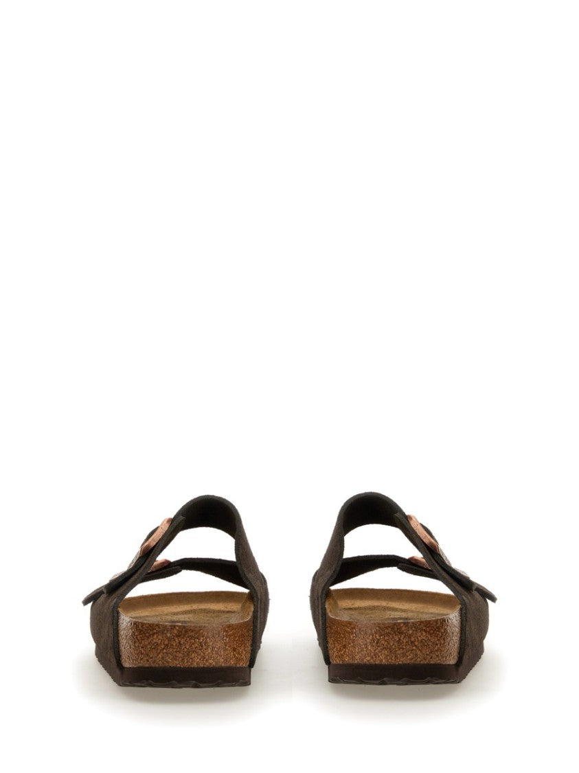 Birkenstock Arizona Leather Buckle Backless Sandals