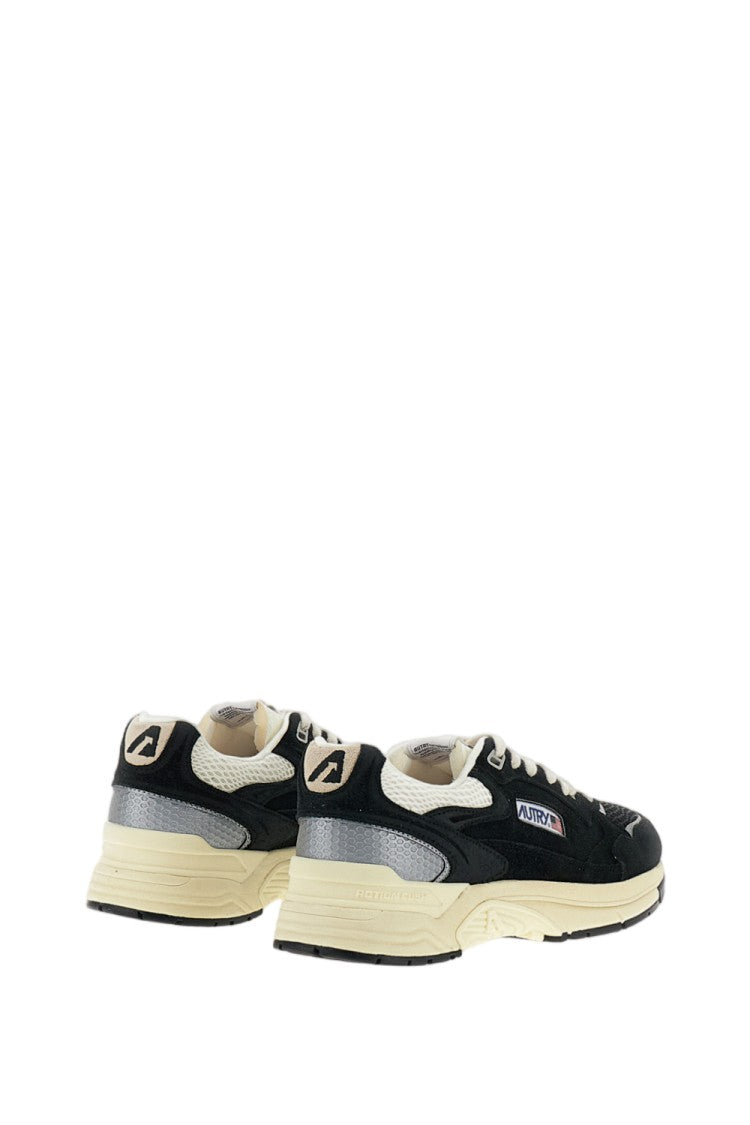 Autry Black Hyperway Mesh Suede Sneakers