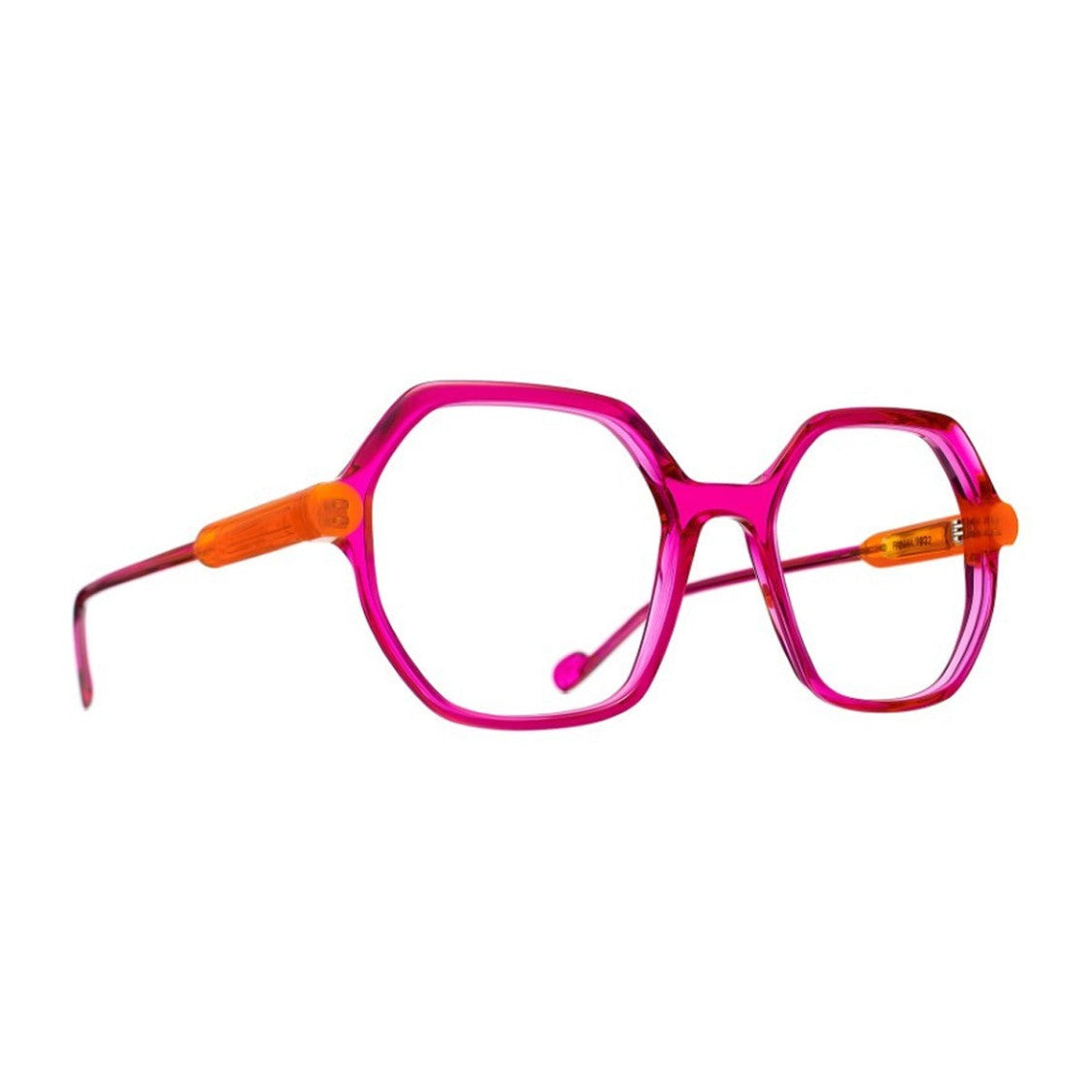 Caroline Abram Rima Geometric Hexagonal Acetate Sunglasses