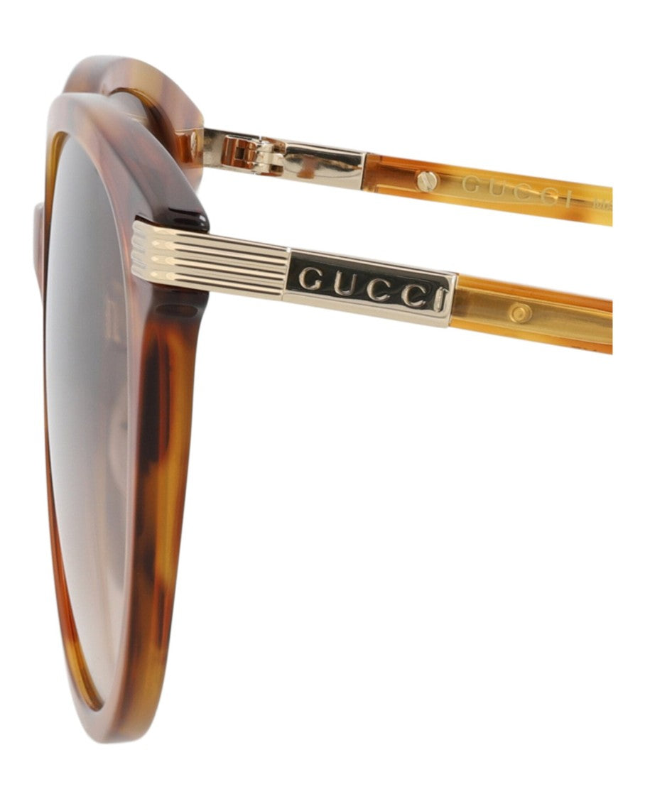 Gucci Round-Frame Recycled Acetate Sunglasses