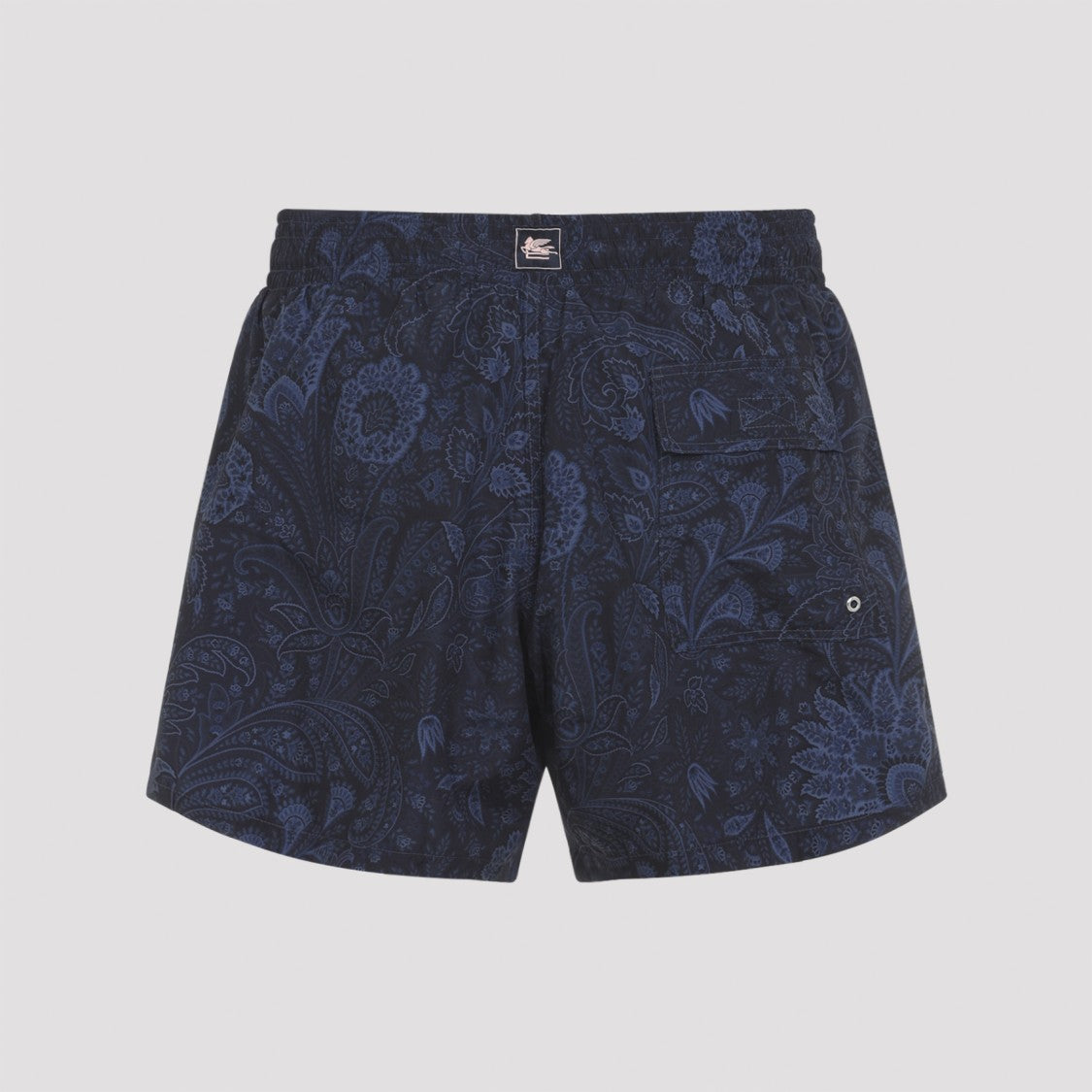 Etro Paisley Pattern Swim Shorts With Adjustable Waistband