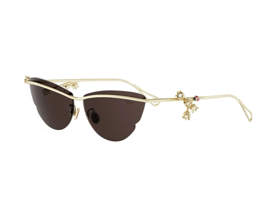Dior Gold Cd40269u Cat-Eye Sunglasses