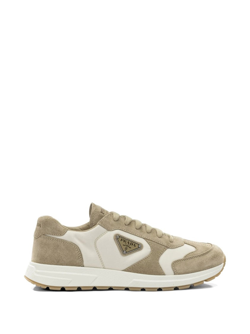 Prada Prax Low Profile Suede Sneakers