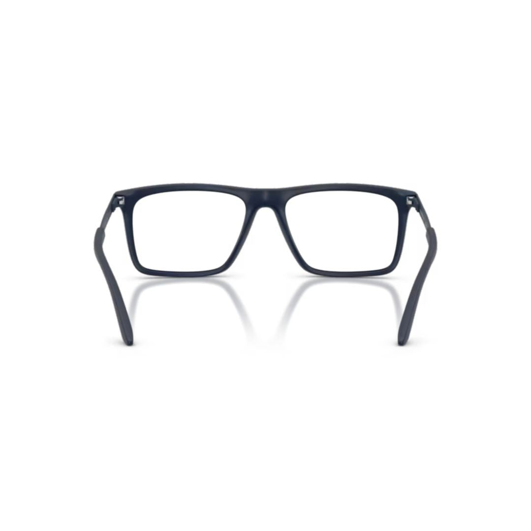 Emporio Armani 0Ea3253 Rectangular Black Eyeglasses With Matte Finish