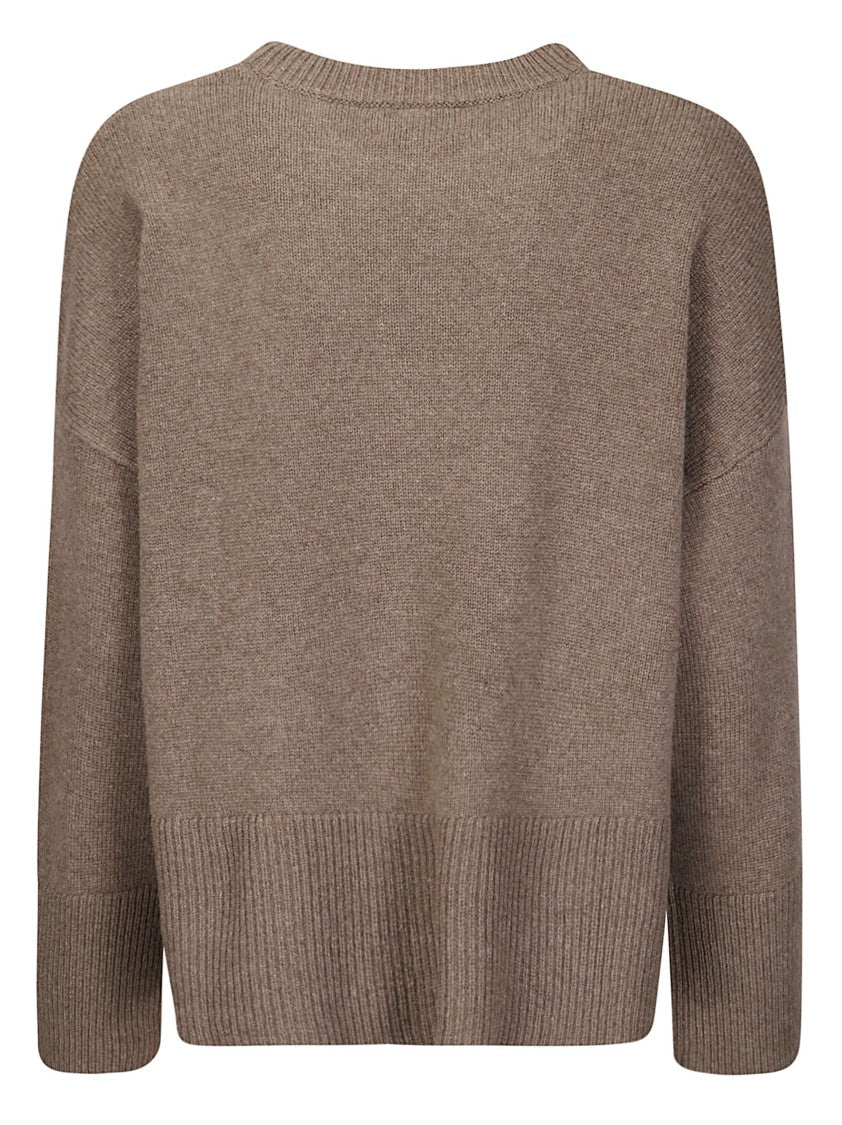 Be You Short-Fit Soft Cashmere Sweater With Diamond Pattern