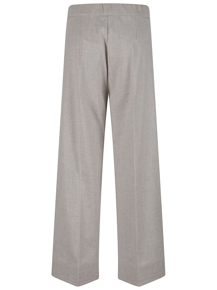 D. Exterior Flanel Crop Pants