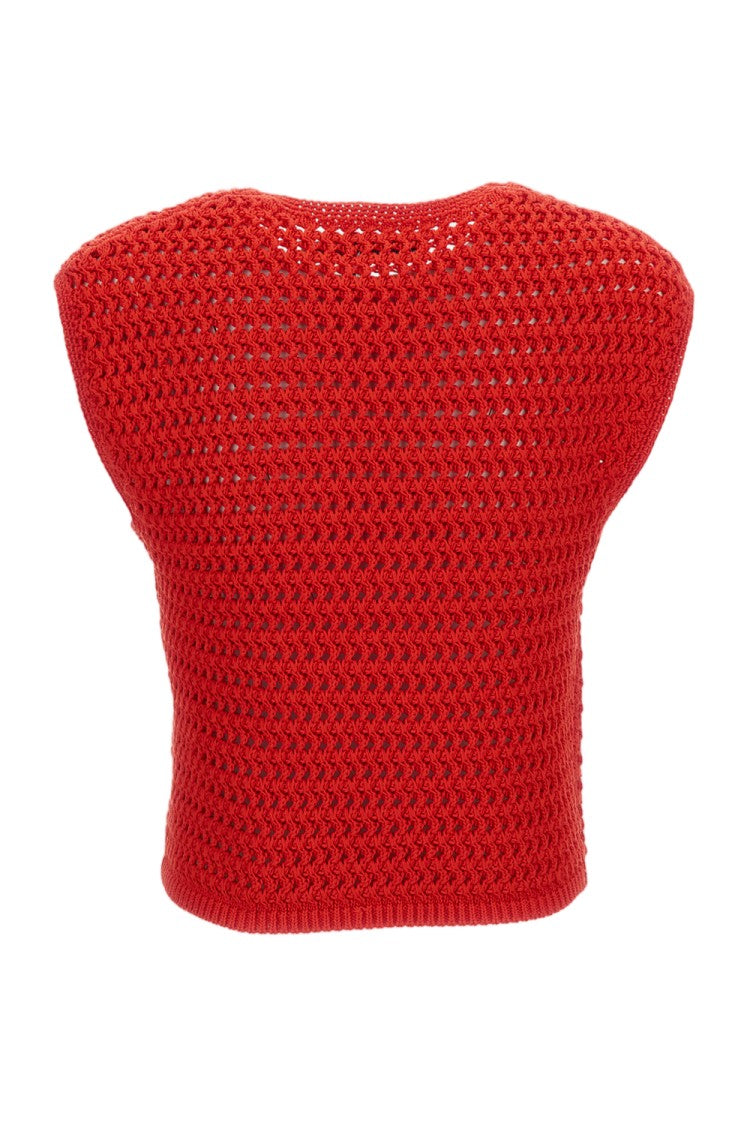 Polo Ralph Lauren Crochet Cotton Vest