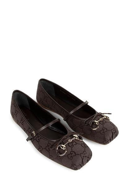 Gucci Black Horsebit Ballerina Flats